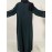 1pc Women's Islamic Abaya Dress - Elegant Hijab Outfit with Cuff Floral embroidery, Navy Blue Arabicrobe, Loose Fit Non-Stretch Muslim Dress for Daily Prayer, Office, Travel - No Scarf Needed, Modest Apparel, Quality Embroidery Detail