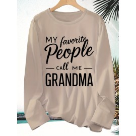 Women'S Long Sleeve Crew Neck T-Shirt with 