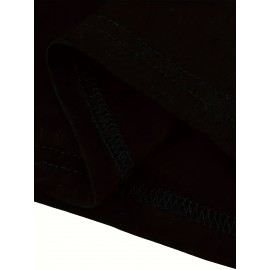 [Nature Print Women's T-Shirt] Nature-Inspired Geometric Print Women's Casual Short Sleeve T-Shirt | Breathable Semi-Sheer Fabric, Forest Scene with Trees, Birds & Compass Design, Machine Washable, Regular Fit for Outdoor Camping & Casual Attire