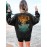 [Palm Tree Print Sweatshirt] Crew Neck Palm Tree Print Sweatshirt - Casual Fall & Spring Women's Clothing