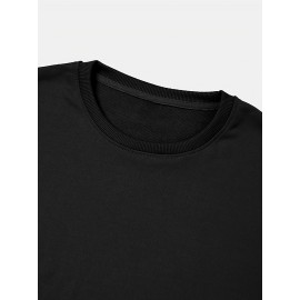 [Palm Tree Print Sweatshirt] Crew Neck Palm Tree Print Sweatshirt - Casual Fall & Spring Women's Clothing