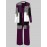Spring and Summer Three-Piece Color-Block Print Set with Long Sleeve Jacket, Vest, and Pants for Women