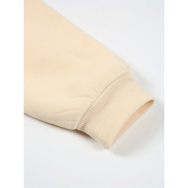 Women'S 2pcs Set, Women'S Casual Bow Print Design Crew Neck Sweatshirt and Leggings, Fall/ Winter